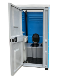 Buitencabine chemisch toilet huren